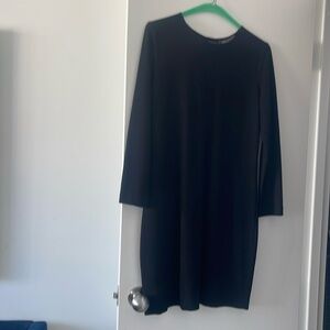 Vince Black Crepe Dress